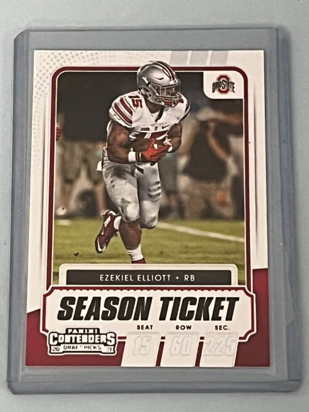 EZEKIEL ELLIOTT - 2021 Contenders Draft Picks Season Ticket base card #50